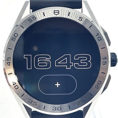 TAG Heuer Connected E3 SBG8A Smartwatch 45mm Titanium with Charger Case Japan
