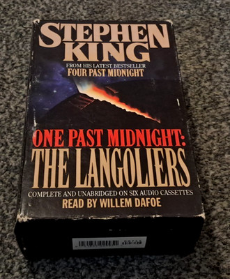 STEPHEN KING ONE PAST MIDNIGHT THE LANGOLIERS READ WILLEM DAFOE AUDIO CASSETTE
