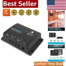 30A 12V Waterproof PWM Solar Charge Controller for Lithium  Gel Batteries