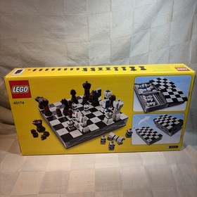 LEGO 40174 Iconic Chess & Checkers 2 in 1 Building Set Retired New Sealed