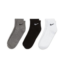 Nike Everyday Cushion Ankle Training Socks 3 Pair , Men's  Women's Ankle Socks