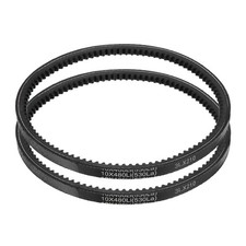 2Pcs 3LX210 Rubber V Belt, 21" Length x 0.37" Width x 0.22"Thick Industrial Belt