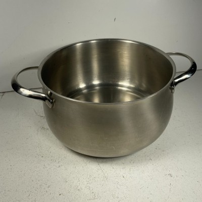 Schulte-Ufer Stainless Steel Soup Pot 4 Qt? Saucepan W/Lid   Induction Gas Elec