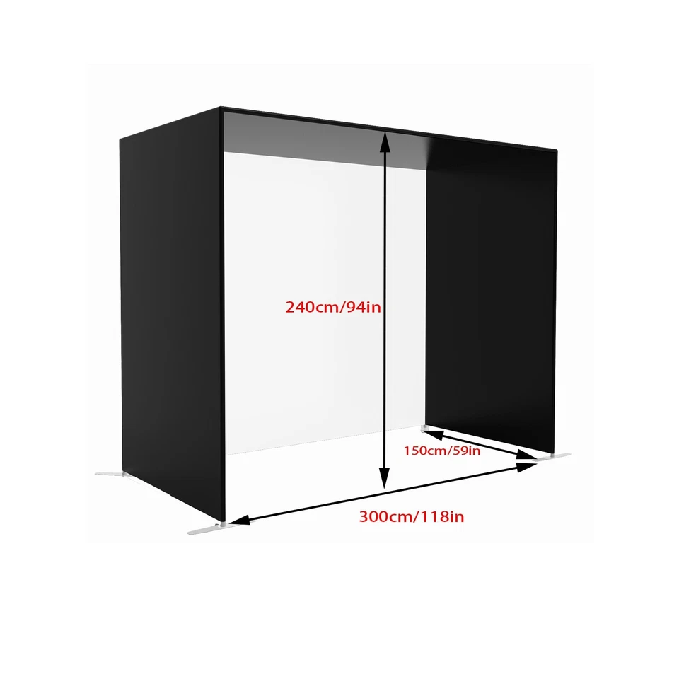 Carcasa de simulador de golf 2025 con pantalla HD, marco de aluminio para configuración doméstica Foto 3 de 4