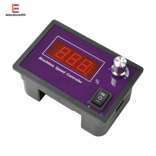 10-55V15A Brushless DC Speed Controller 3-Phase Motor Controller Forward/Reverse - Picture 21 of 24