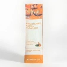 Hoygi Brightening Facial Cleanser with Rose Water, Turmeric Extract & Kojic Acid