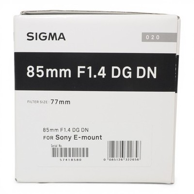 Sigma Art 85mm 1.4 DG DN Sony E-Mount Teleobjektiv - NEU & OVP