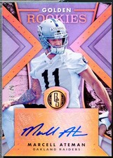 Marcell Ateman Rookie 2018 Gold Standard Golden Rookie Auto Platinum 49 #13 