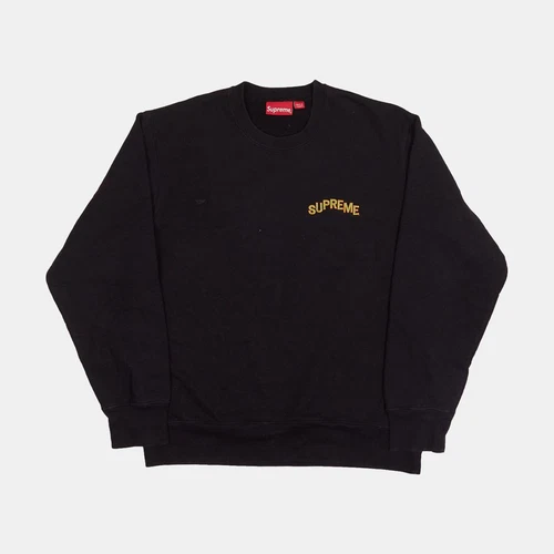 Pull pull Supreme / Taille L / Homme / Noir / Coton