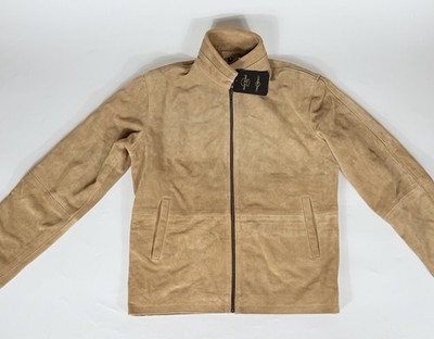 Smart Range James Herren Leather Morocco 5917 Camel Brown Real Suede Jacket