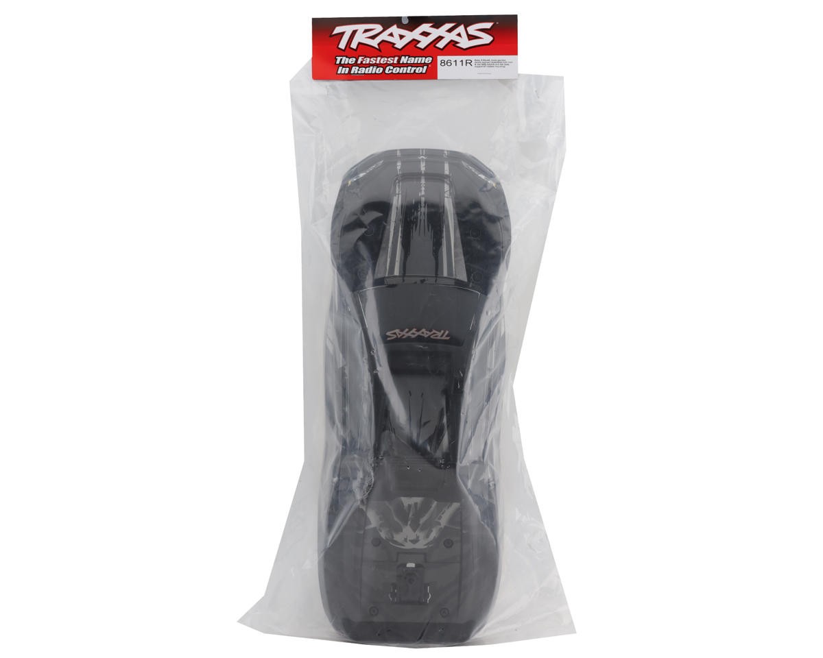 Traxxas E-Revo VXL 2.0 Pre-Painted Monster Truck Body (Black) [TRA8611R]