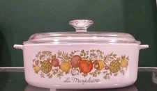 CORNING WARE A-2-B La Marjolaine Spice of Life 2 Quart Casserole Dish w A9C  Lid