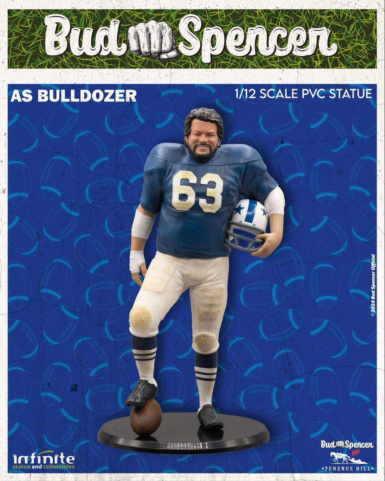 Gadget - Bud Spencer: Infinite Statue - As Bulldozer 1/12 Pvc Statuetta - Infini