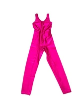 Vtg Y2K Barbie Leotard Halloween Costume Pink Neon. 90’s 1990’s,Retro,SzM, Neon
