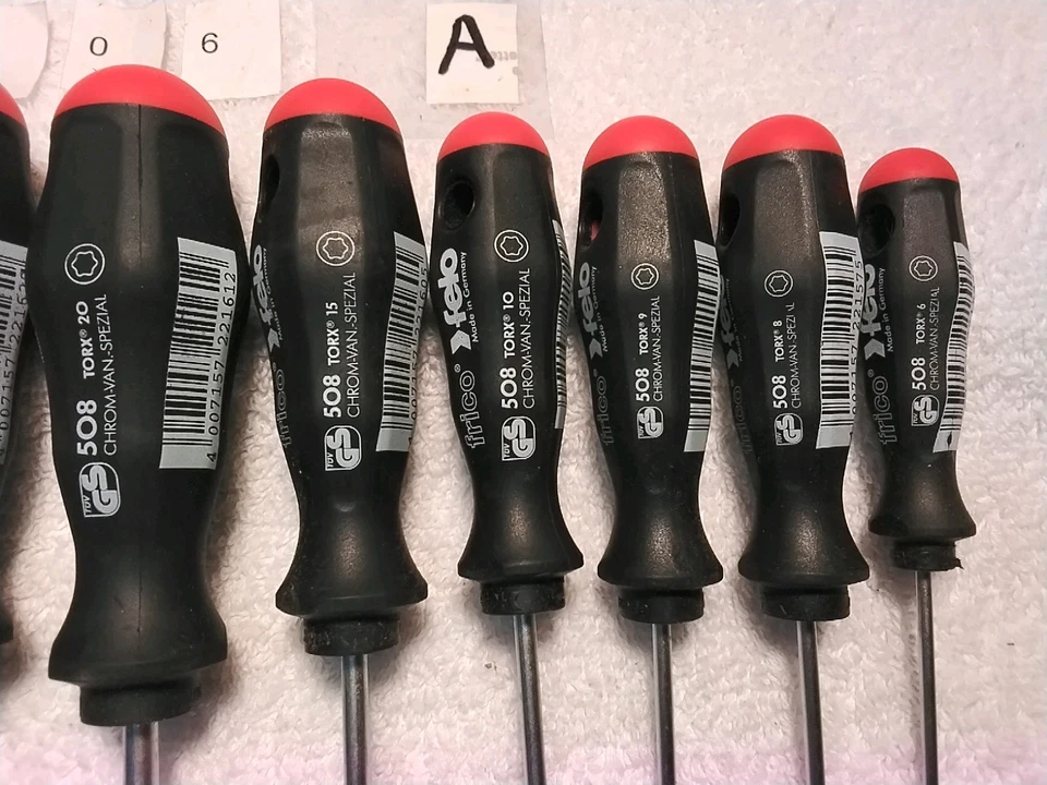 FELO 508 973 48 7PC TORX SCREWDRIVER SET MADE IN GERMANY 🇩🇪 - Image 3 of 4