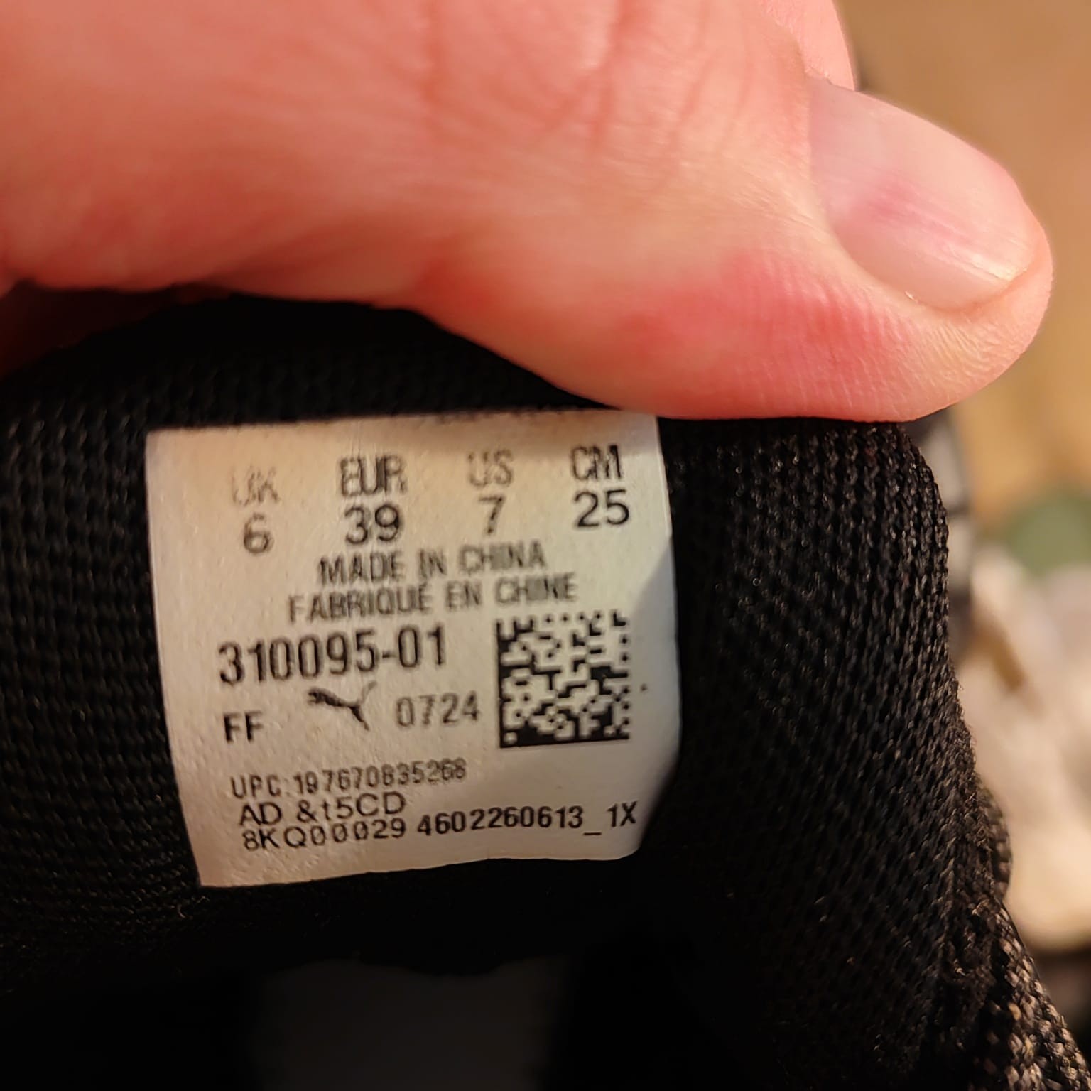 Puma Trail Running Shoes Black – Waterproof PureTex – US 7 / EU 39 thumbnail 9