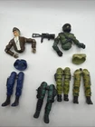 G.I. Joe 1980s Vintage Action Figures Lot For Parts/Repair 3.75” ARAH Dogfight
