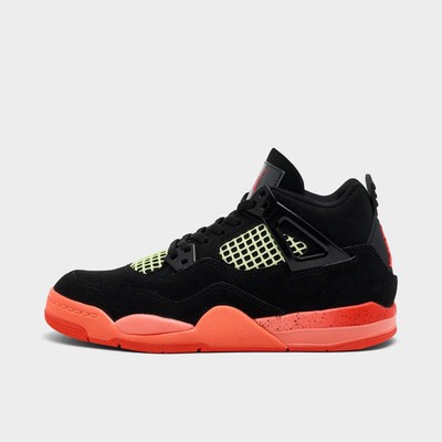 PS Air Jordan Retro 4 Black/Infrared 23/Bright Mango II1269 001