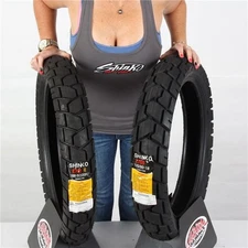 110/80 19, 120/80 18 Shinko 705 Series Dual Sport Tire Kit
