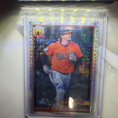 Topps 2026 Series 1 1991 Topps Baseball Autos Adley Rutschman 91A-AR 35/99