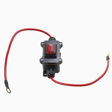 12V 24V Motorcycle Battery Disconnect Switch Waterproof DC Rocker Style Switch