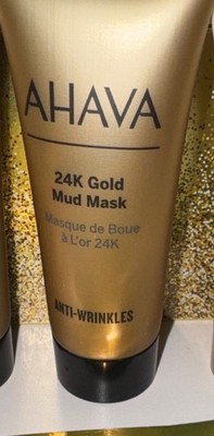 AHAVA 24K Gold Mud Mask Masque de Boue à L'or 24K ANT-WRINKLES 15 ml