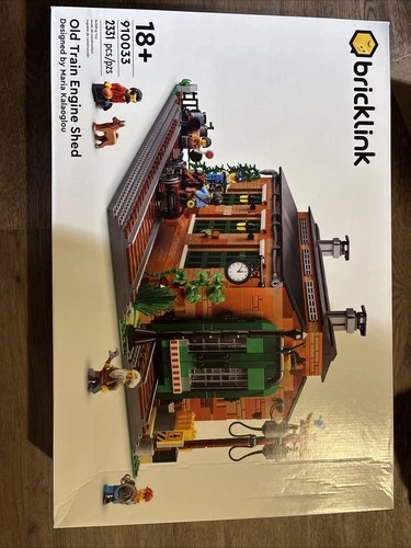 New Lego 910033 Bricklink Designer Series 1 Old Train Engine Shed