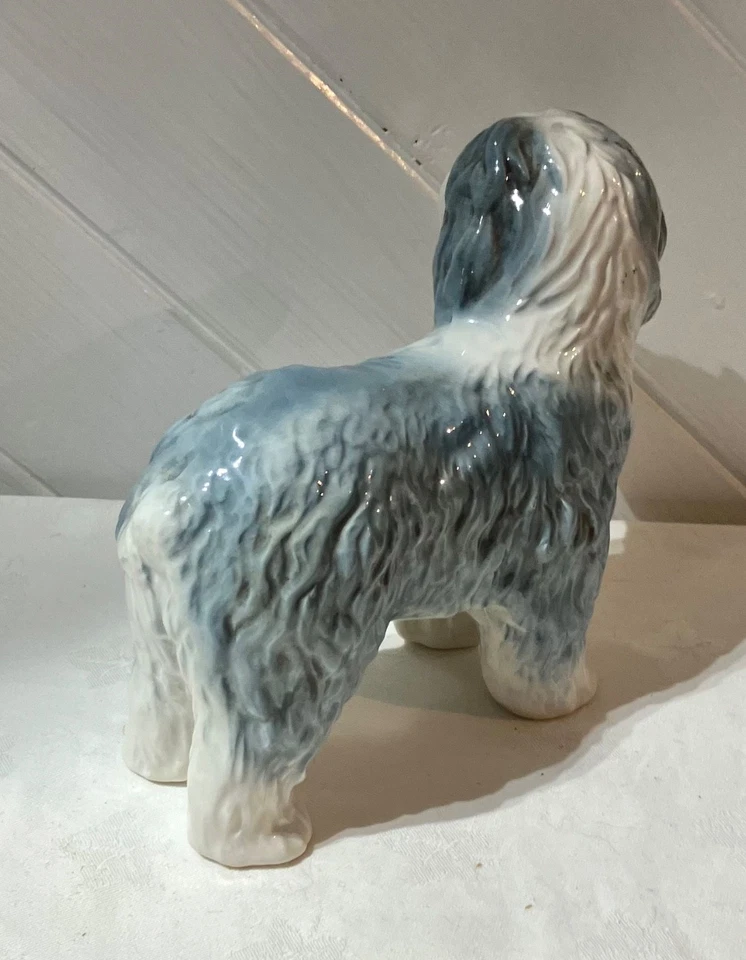 SylvaC Old English Sheepdog Gorgeous Ceramic Vintage Figurine VGC 1960’s Stamped - image 2 of 4