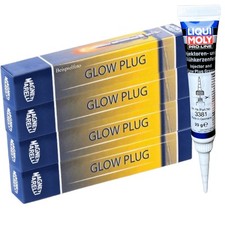 4x MAGNETI MARELLI Glühkerzen + LIQUI MOLY Fett für MAZDA 2 3 6 CX-3 CX-30 CX-5
