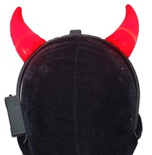 3 Way Light Up Flashing Glowing Red Devil Horns LED Costume Headband