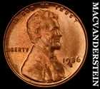 1936-S Lincoln Cent- Red- Choice Gem Brilliant Uncirculated++++ Luster #J7495