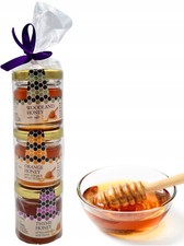 Griechischer HONIG VERSCHIEDENE GESCHMACKSRICHTUNGEN,3x 40 g,Geschenk,Omatag