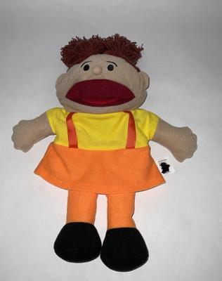 Childrens Ethnic Hand Puppets 4E's Movable Mouth Diverse Full body 12''