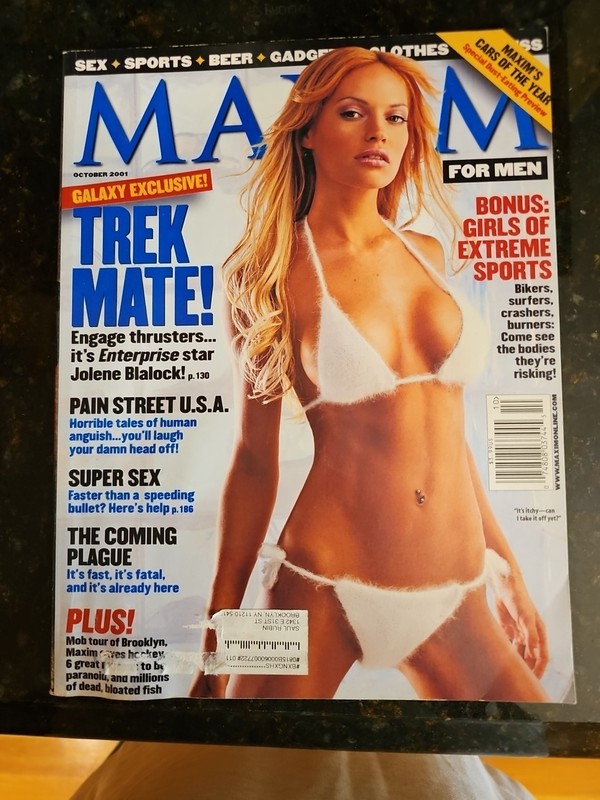 Maxim Magazine Jolene Blalock October 2001