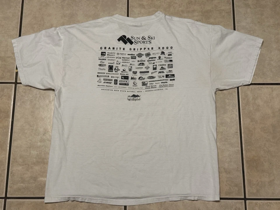 Vtg Y2K Kavu Granite Gripper 2000 Shirt XL Enchanted Rock Alex Hannon North Face - Image 2 of 4