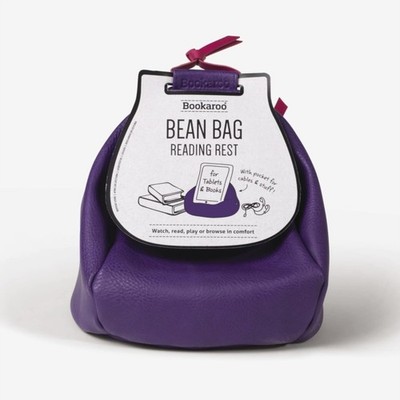 Bookaroo Bean Bag Reading Rest  Purple PAPERBACK 5035393438432
