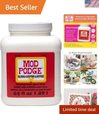 All-in-One Craft Sealer, Glue & Finish - 64 oz, Gloss, Water Resistant, Non-T...