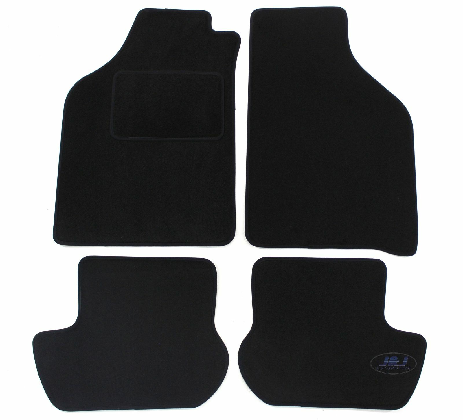 Tapis de sol en velours noir sur mesure pour votre Ford Ka modèle 1997 à 2002