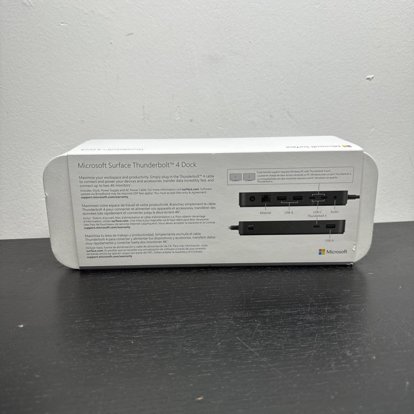 Microsoft Surface Thunderbolt 4 Dock Black (T8H00001) for sale