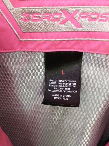 ZeroXposur Girls Sz L Black Winter Boarding Coat Jacket w/ Hood - Picture 6 of 9