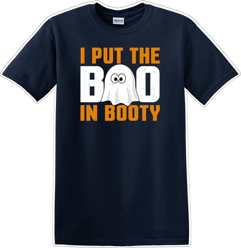 I put the BOO in Booty- Halloween - Novelty T-shirt - Picture 14 of 15