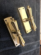 Maniglia Cremonese Nuova Finestre Balconi Infissi Legno in Ottone Lucido