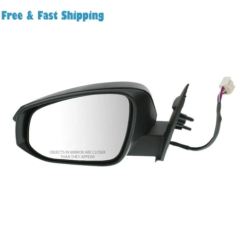 New TO1320310 Left LH Driver Side Power Mirror Heated Fits Toyota RAV4 2013-2015