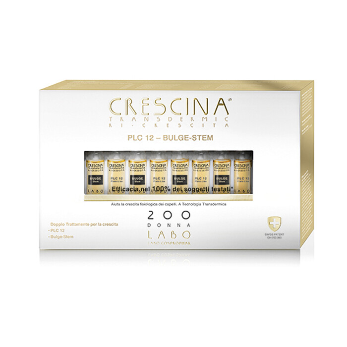 Crescina PLC12 200 Donna 40 Fiale - Ritrova il Volume dei Capelli