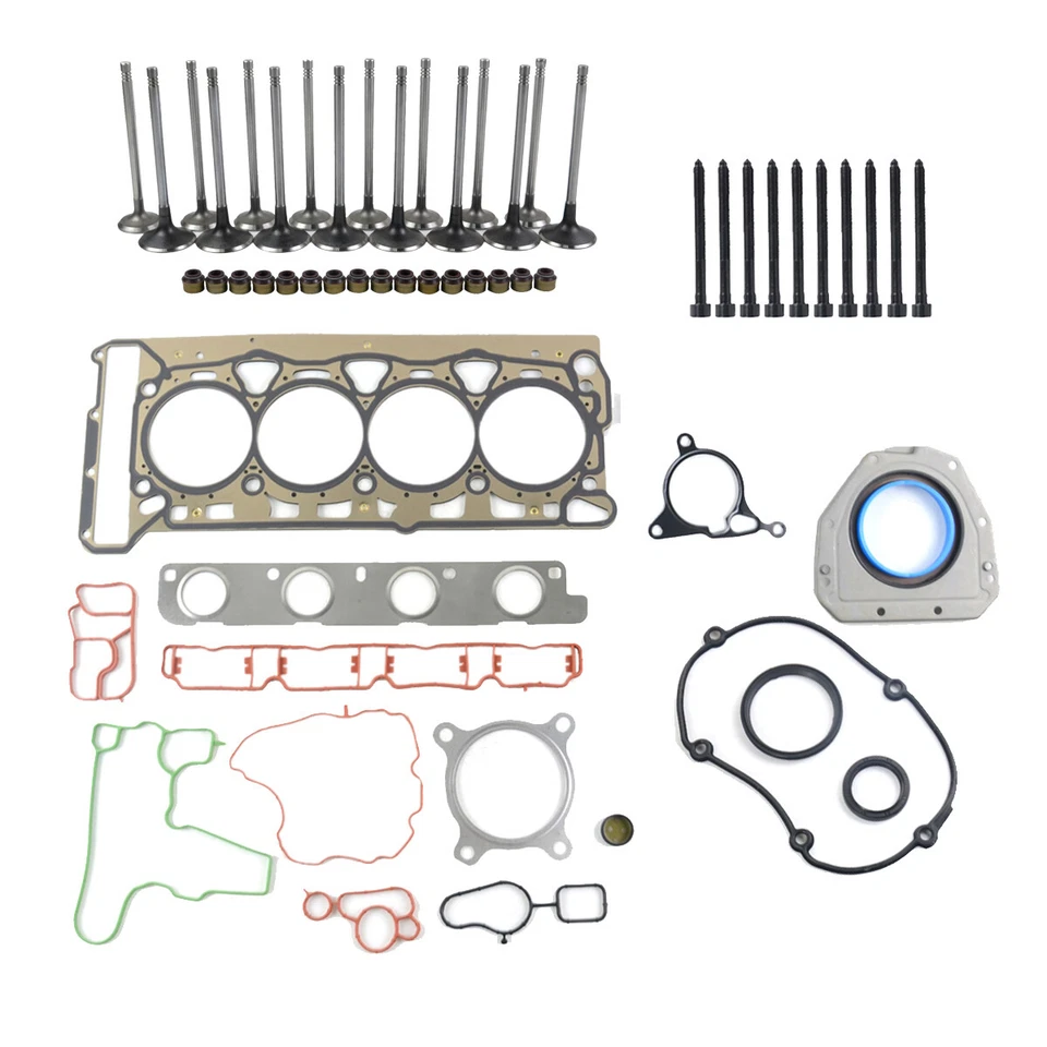 Juego de pernos de junta de culata de 2,0 L para VW Jetta CC GTI Audi A4 Q5 Foto 3 de 4