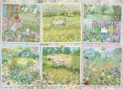Cobble Hill Cottage Gardens 1000 Piece Jigsaw Puzzle