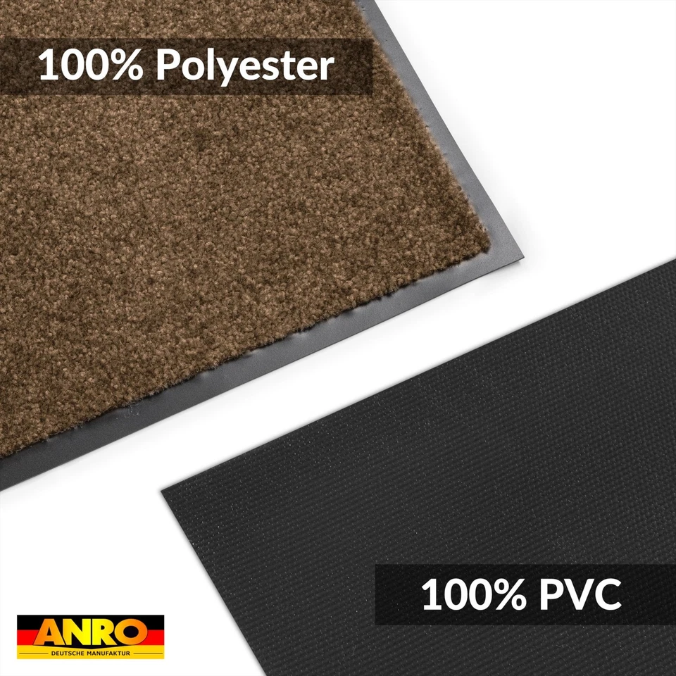 Fußmatte Schmutzfangmatte Türmatte Sauberlaufmatte Fußabtreter Gummirand AMIGO - Bild 4 von 4