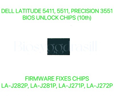 Dell Precision3440 intel 10世代対応 BIOS確認済み DELL PRECISION 3551, LATITUDE 5511 5411, BIOS CHIP LA-J282P, J281P
