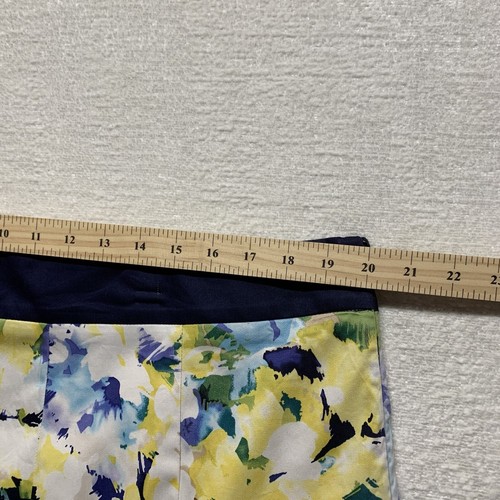 Gonna Lane Bryant donna 20 plus multicolore floreale A-Line midi elasticizzata primavera - Foto 9 di 9