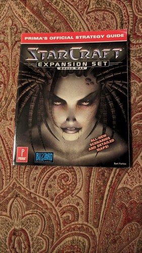 StarCraft Brood War Expansion Set Prima's Official Strategy Guide Cheat Codes